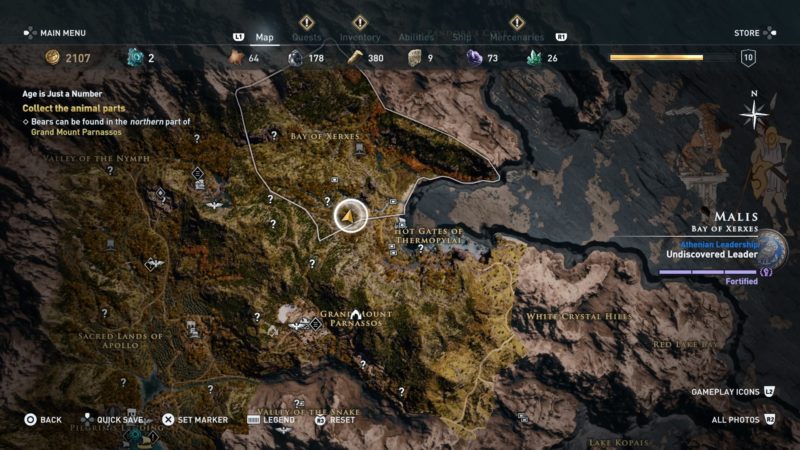 where to find bear ac odyssey