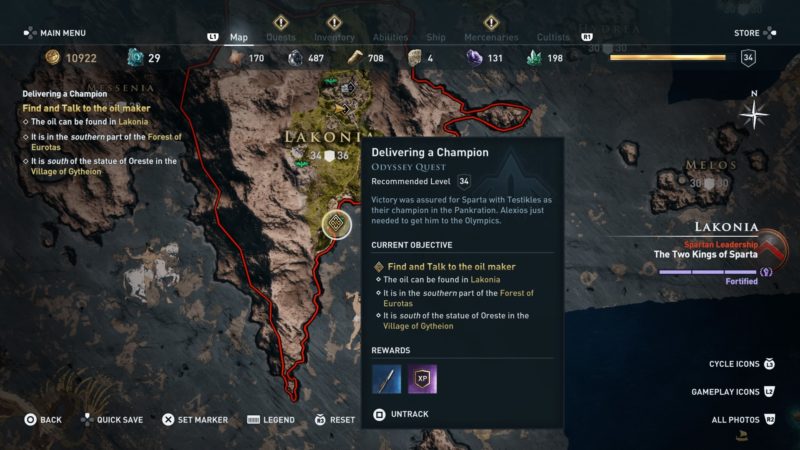 hulkende nominelt Revival Assassin's Creed Odyssey: Delivering A Champion (Walkthrough)