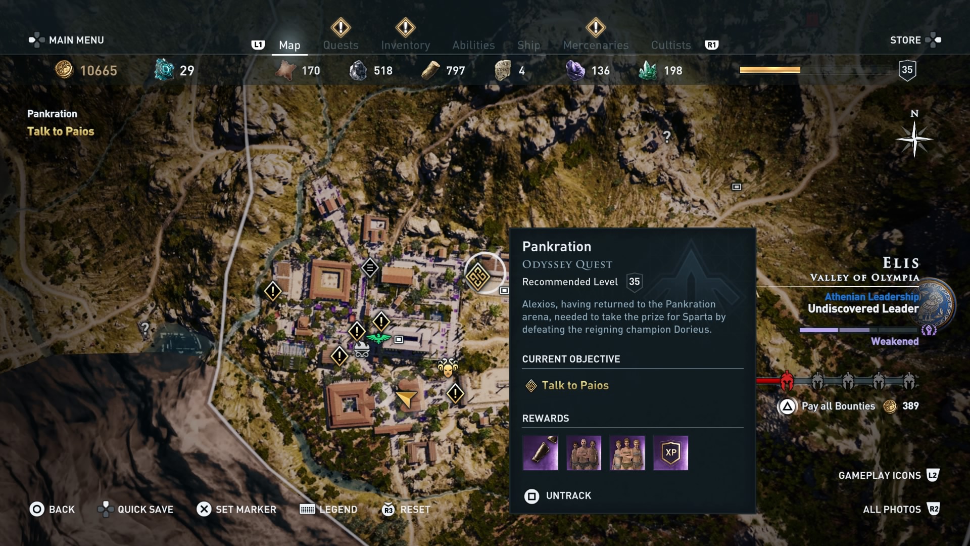 Assassin's Creed Odyssey Pankration (Quest Walkthrough)