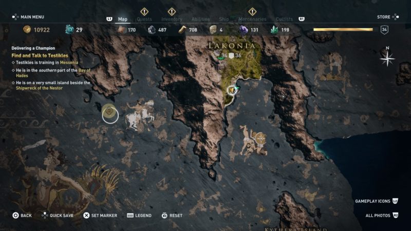 Creed Odyssey: Delivering A Champion (Walkthrough)