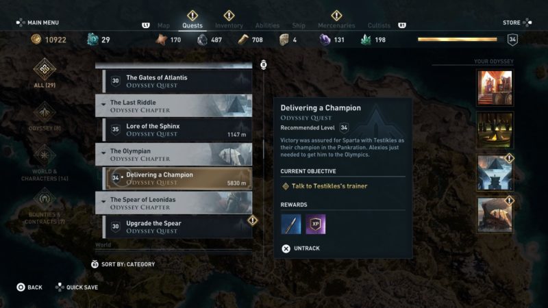 hulkende nominelt Revival Assassin's Creed Odyssey: Delivering A Champion (Walkthrough)