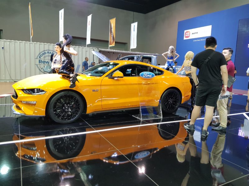 kuala lumpur international motor show ford mustang