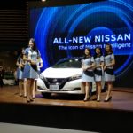 kuala lumpur international motor show nissan leaf