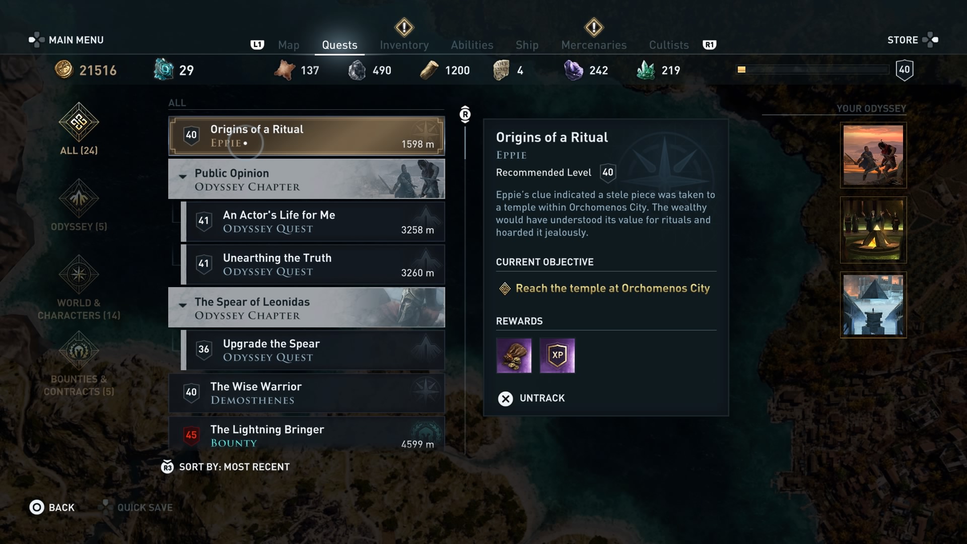 Assassin's Creed Odyssey Origins Of A Ritual (Walkthrough)
