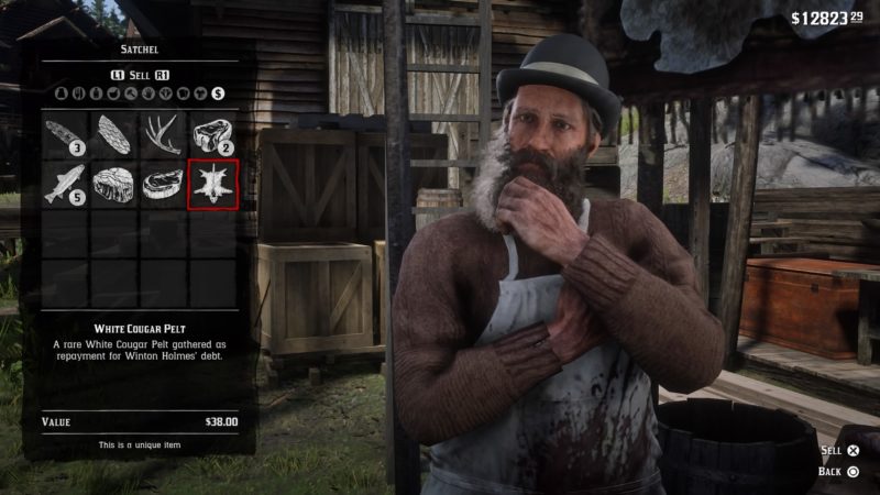 Red Dead 2 Debt Collection: Winton Holmes