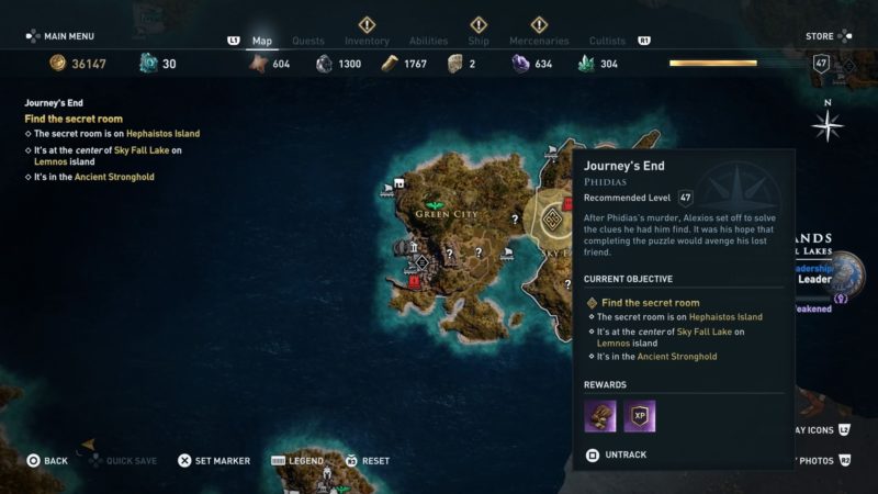 the journey's end assassin's creed odyssey