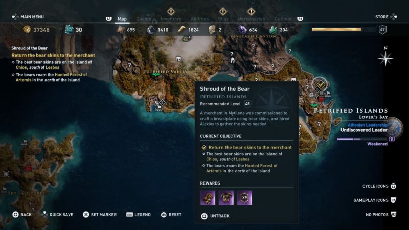 ac-odyssey-shroud-of-the-bear-quest-walkthrough