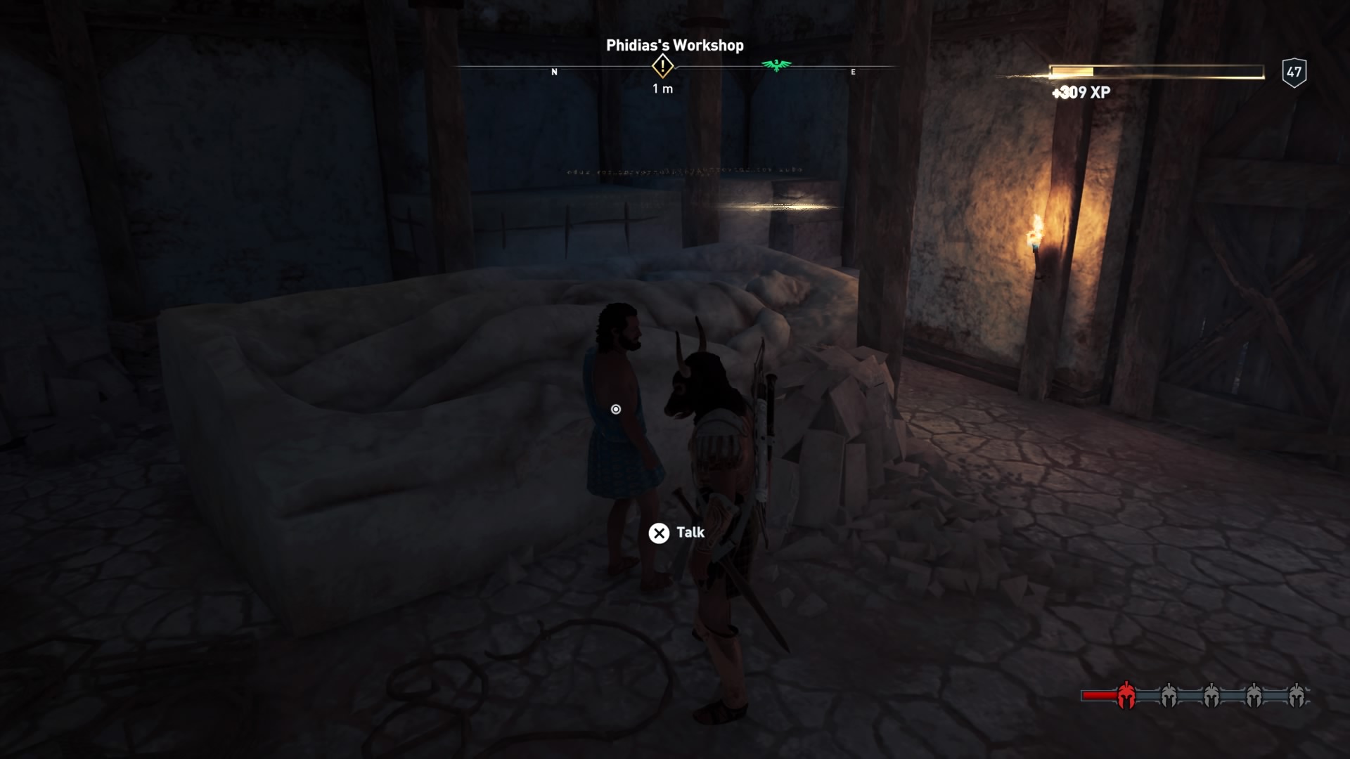 AC Odyssey The Message, The Stick And The Artist