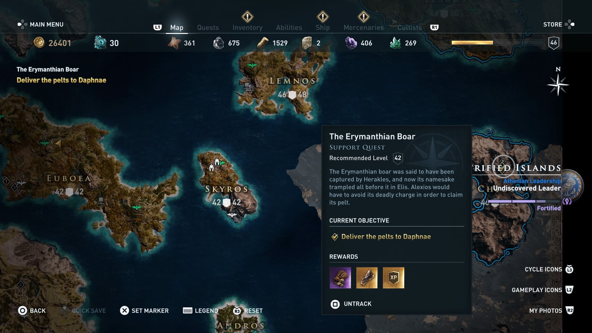 Assassin's Creed Odyssey The Erymanthian Boar (Walkthrough)