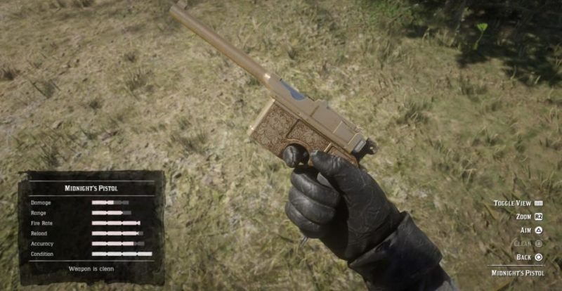 best pistol in rdr2