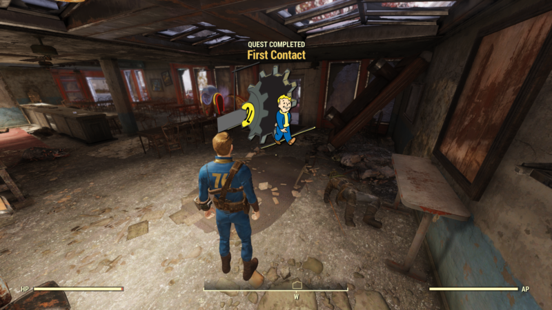 fallout 76 first contact quest