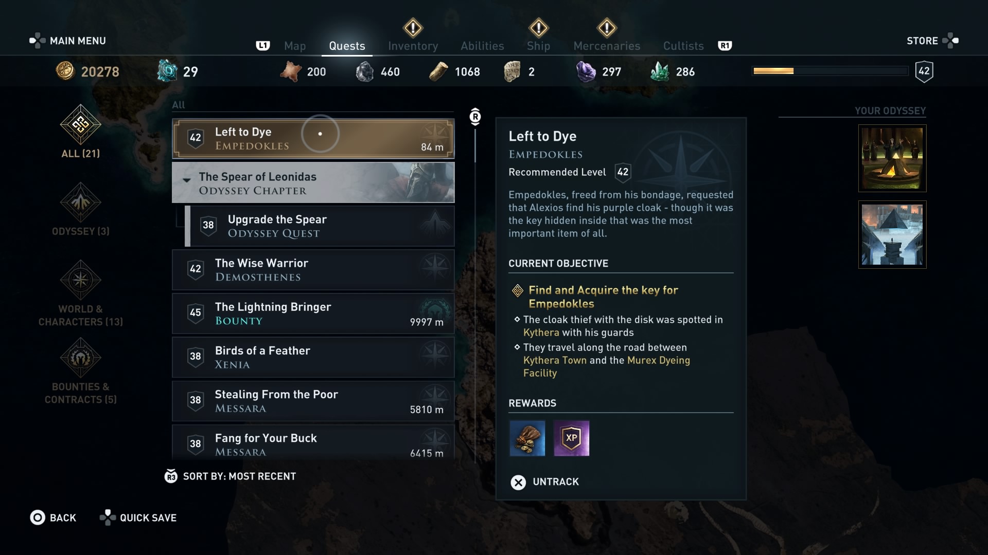 Assassin's Creed Odyssey Left To Dye (Walkthrough)