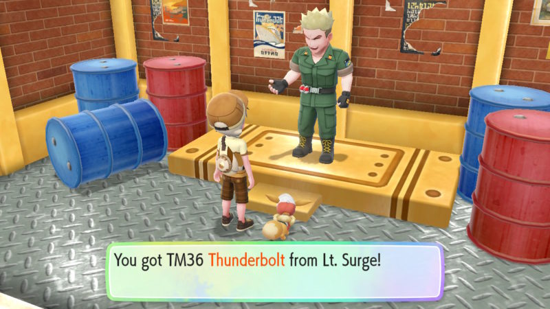 pokemon let's go vermilion city gym walkthrough