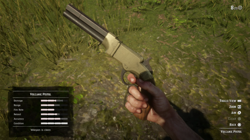 best pistol red dead 2