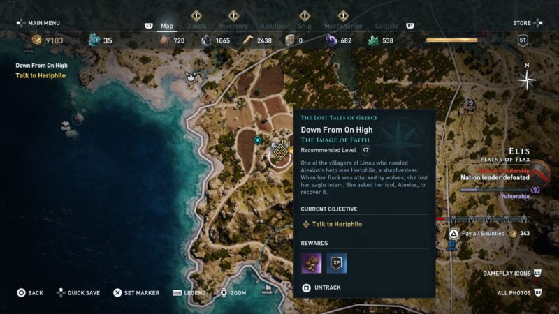 ac-odyssey-down-from-on-high-guide