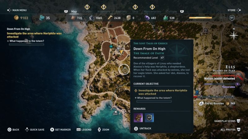 ac-odyssey-down-from-on-high-quest-guide