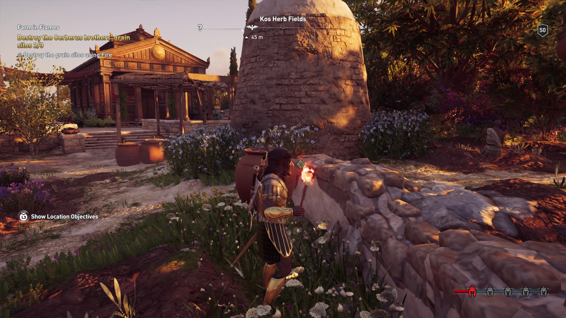 Assassin's Creed Odyssey Farm In Flames (Walkthrough)