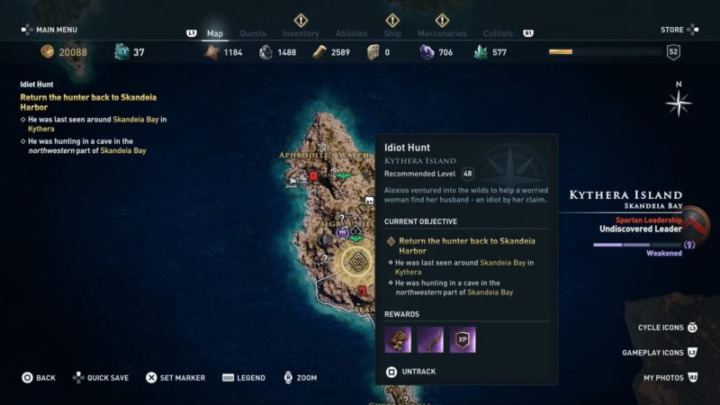 ac-odyssey-idiot-hunt-quest-guide