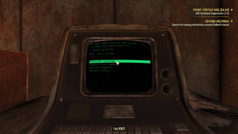 fo76 second helpings guide