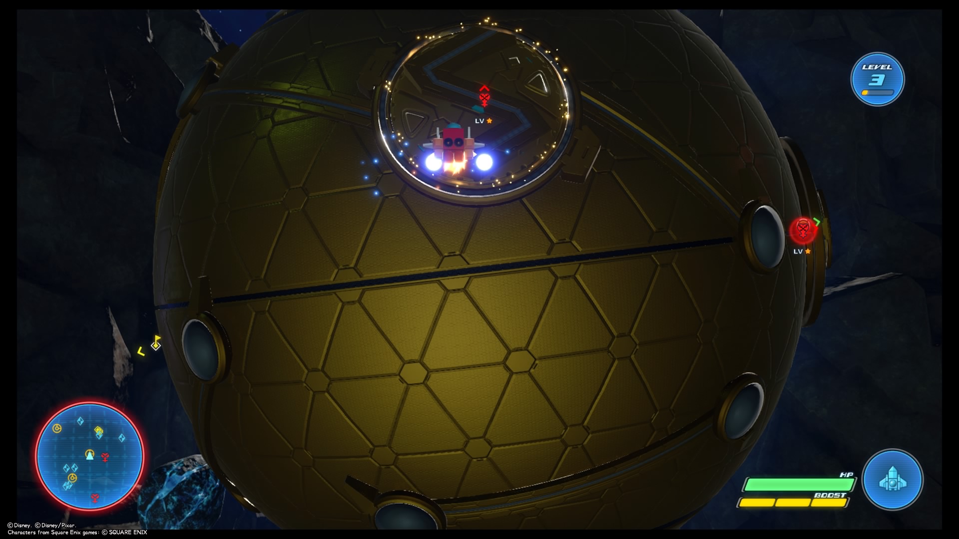 Kingdom Hearts 3 How To Open Treasure Spheres In Space