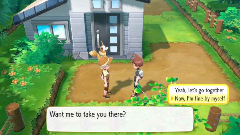 pokemon let's go route 2 battle with rival