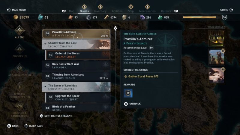 ac-odyssey-praxillas-admirer-quest-guide