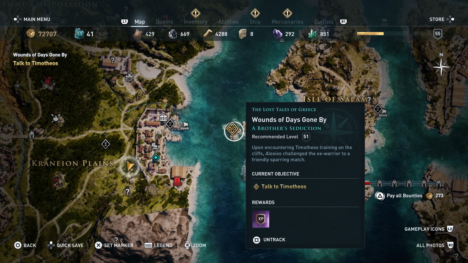 Assassin's Creed Odyssey Wounds Of Days Gone By (Walkthrough)