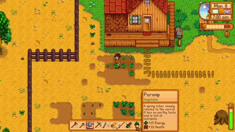 how to get food in stardew valley