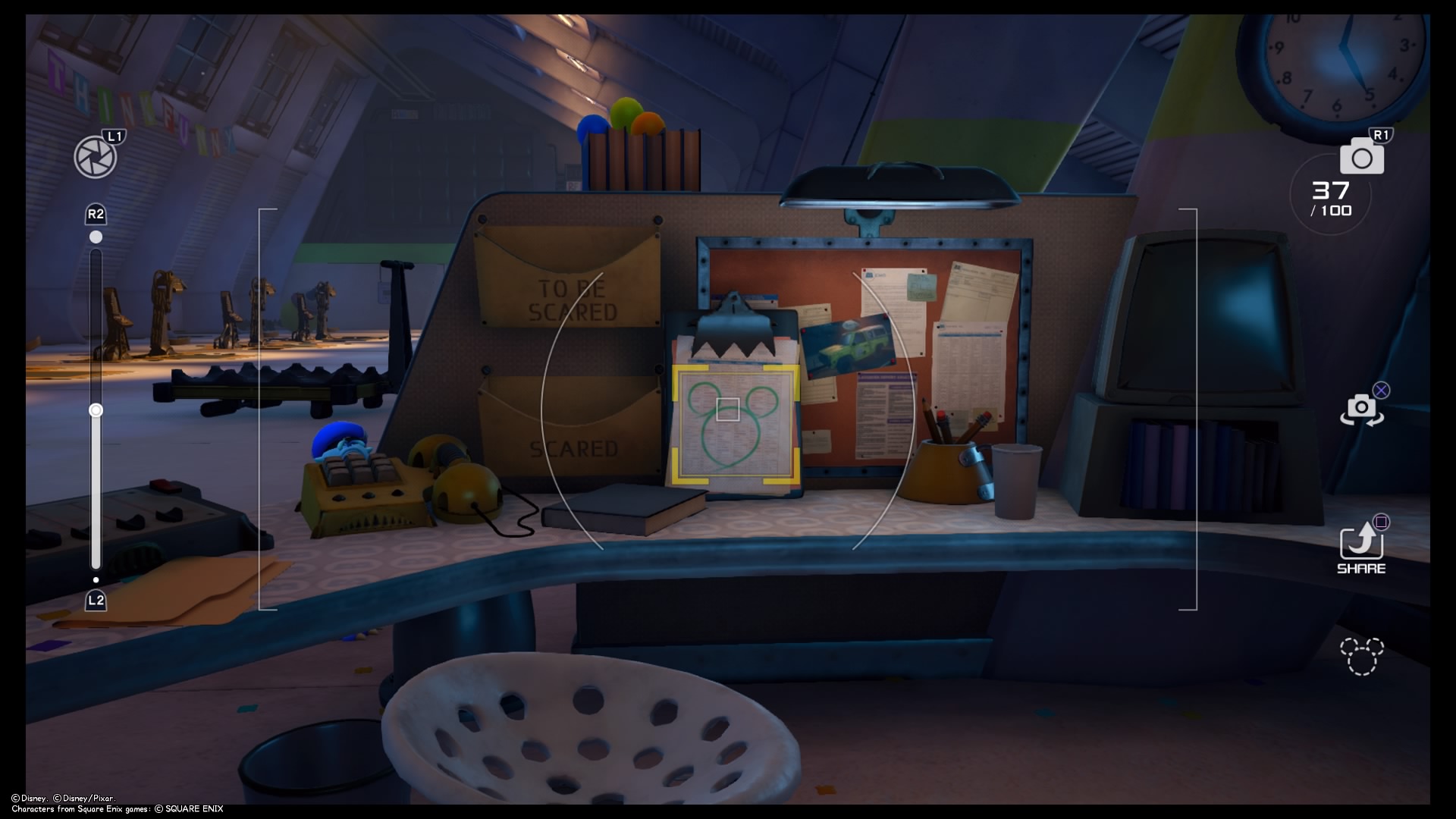 Kingdom Hearts 3 Monstropolis All Lucky Emblem Locations