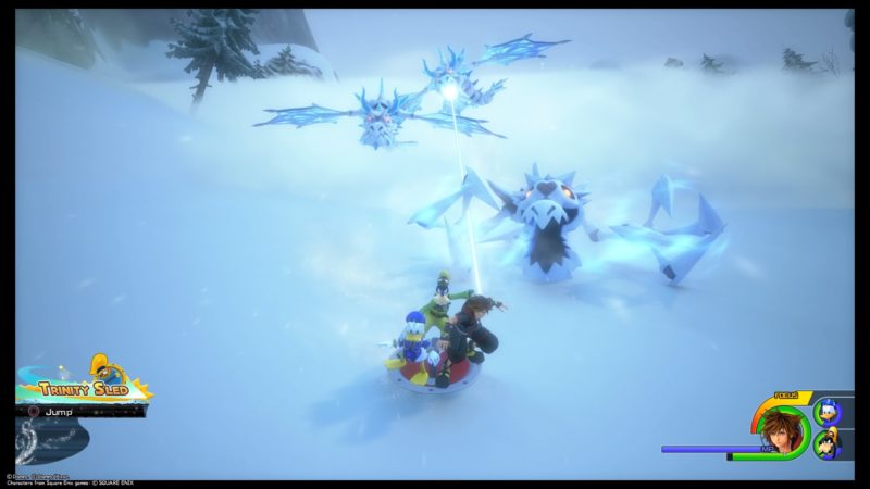 kingdom-hearts-3-arendelle-the-north-mountain-avalanche-avoid-heartless