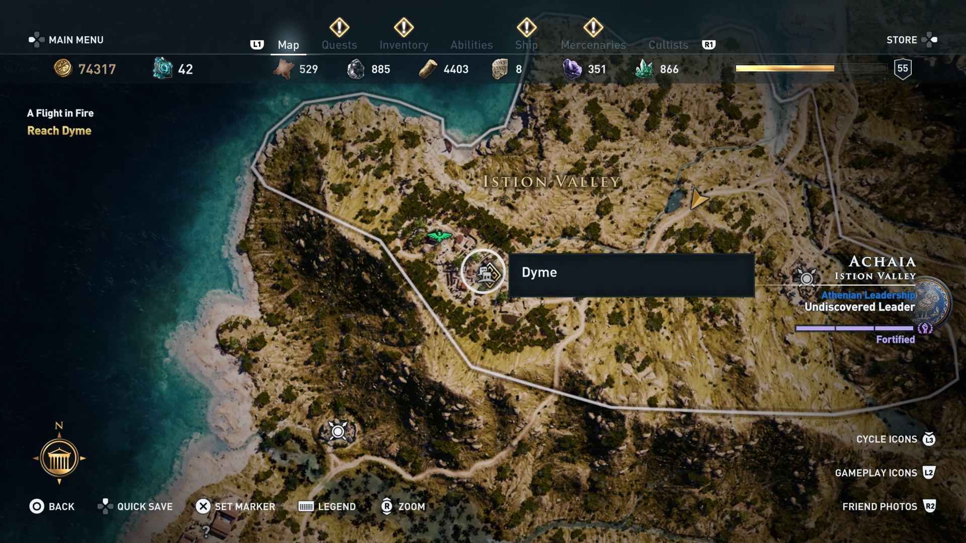 Assassin's Creed Odyssey A Flight In Fire (Walkthrough)