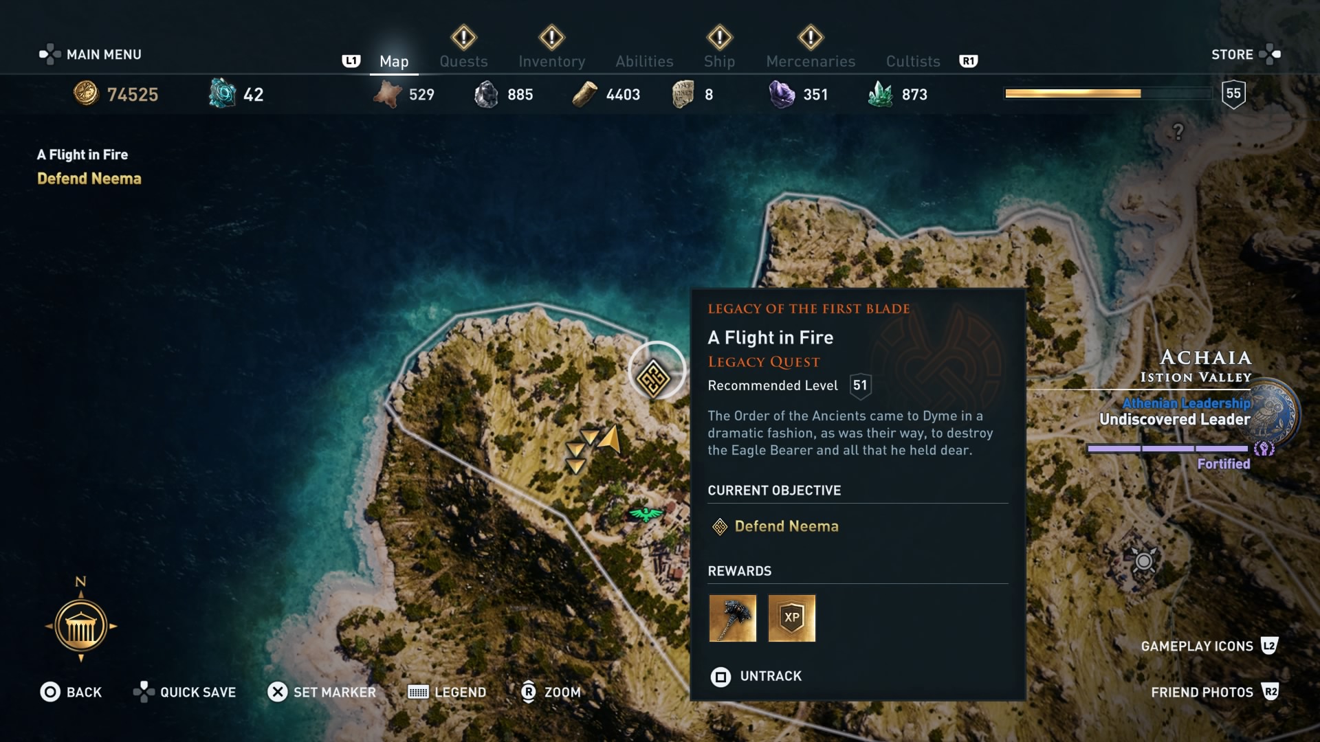 Assassin's Creed Odyssey A Flight In Fire (Walkthrough)