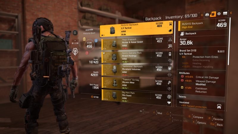 division 2 - how to increase gear score