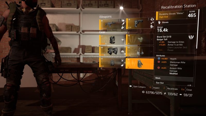 how to increase the gear score - division 2