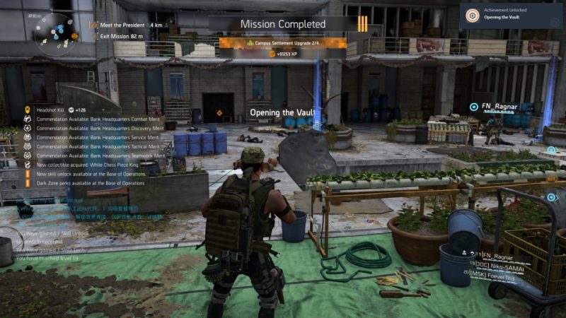 the division 2 - bank headquarters mission objectives