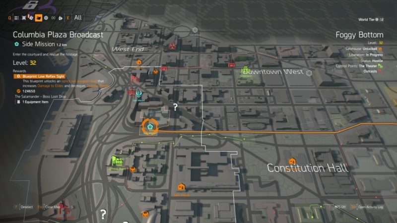 the division 2 - columbia plaza broadcast