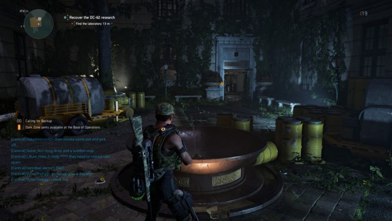 the division 2 - dc-62 lab quarantine mission