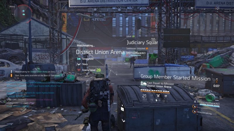 the division 2 - district union area guide and tips