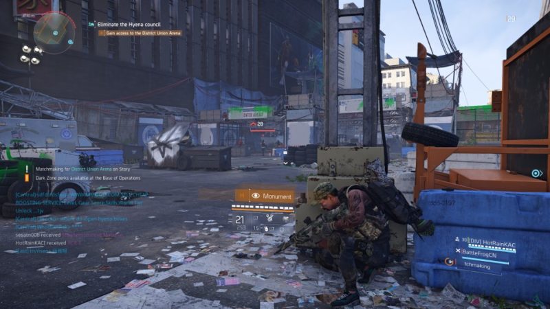 the division 2 - district union area guide and tips