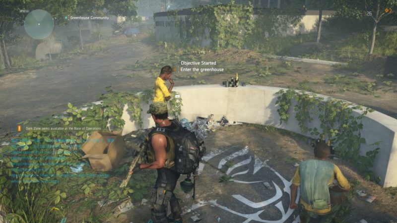 the division 2 - greenhouse community guide and walkthrough