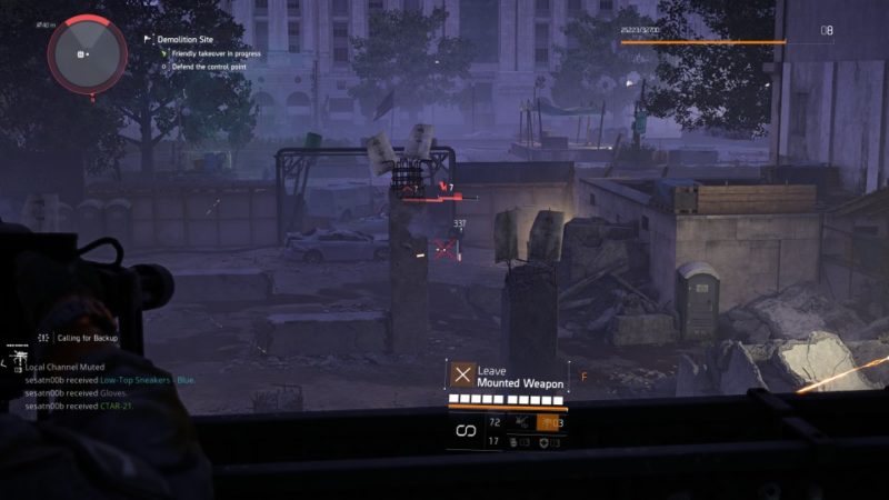 the division 2 - how to take over a control point