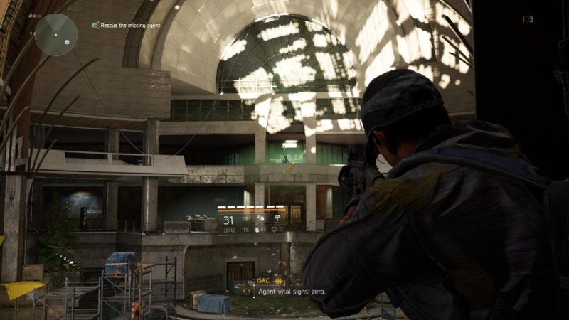 the division 2 - jefferson trade center rescue the missing agent