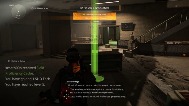 the division 2 - mlk library community mission wiki