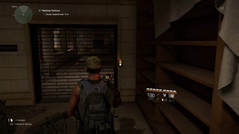 the division 2 - national archives mission