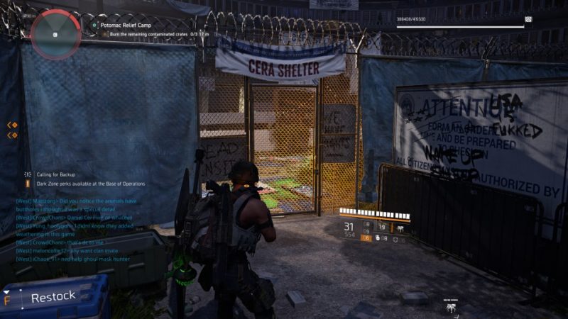 the division 2 - potomac relief camp mission guide