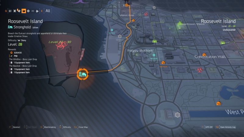 the division 2 - roosevelt island