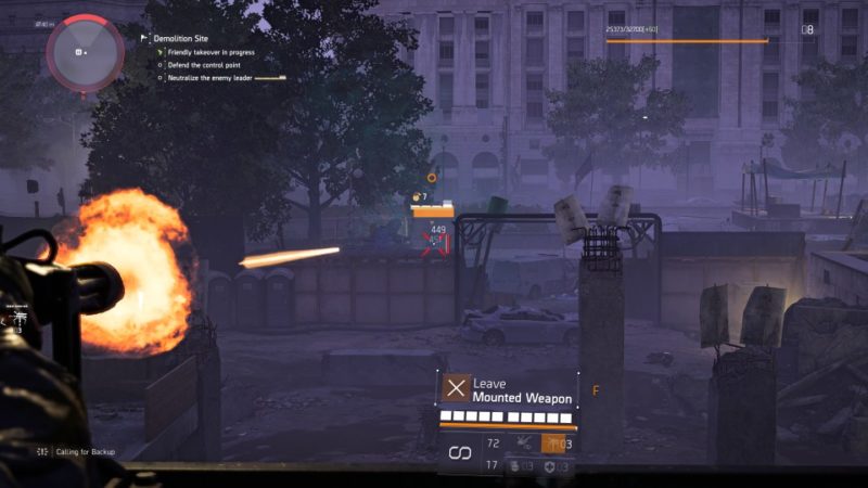 the division 2 - taking over a control point