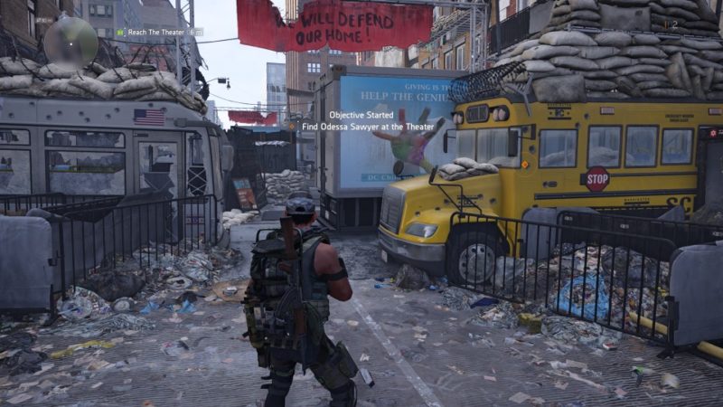 the division 2 - theater settlement mission walkthrough