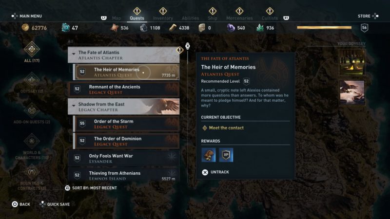 støj Forsendelse Af Gud The Heir Of Memories: Assassin's Creed Odyssey Walkthrough