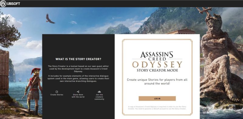 ac odyssey create a story